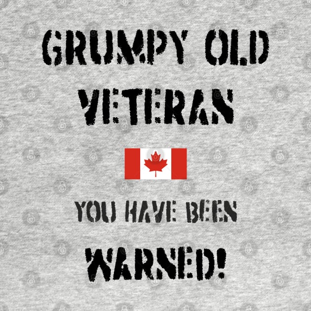 Grumpy Old Veteran (Canada) by BearCaveDesigns